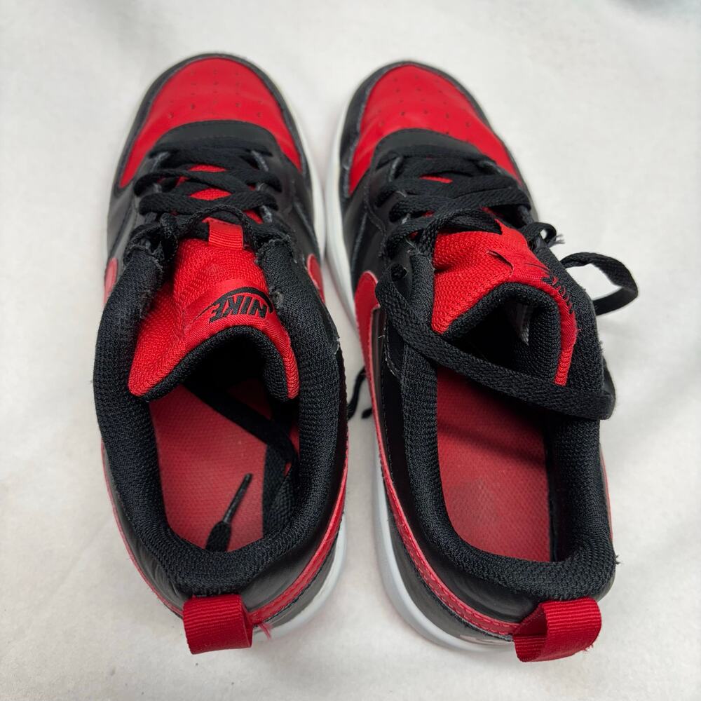 Nike Court Borough Low - Youth Size 5.5 - Red & Black - Picture 7 of 8